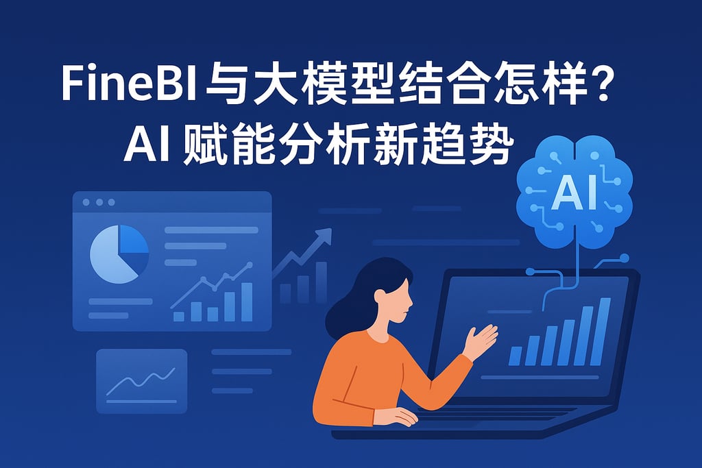 FineBI与大模型结合怎样？AI赋能分析新趋势