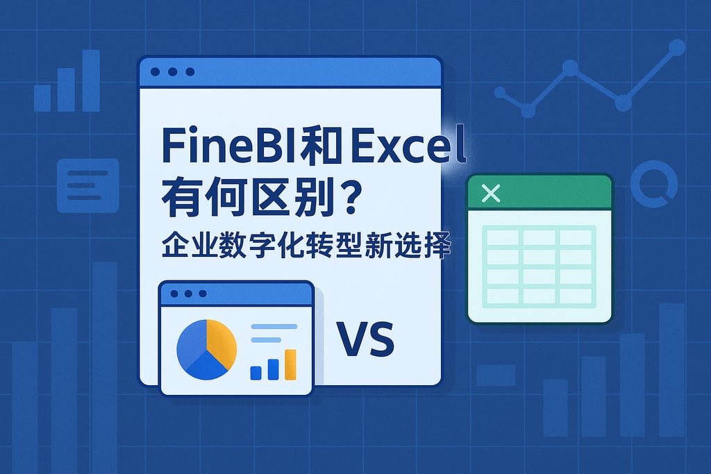 FineBI和Excel有何区别？企业数字化转型新选择