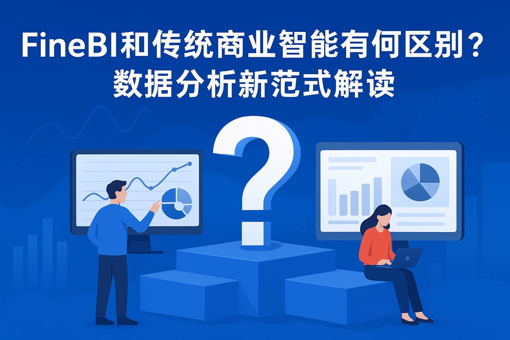 FineBI和传统商业智能有何区别？数据分析新范式解读