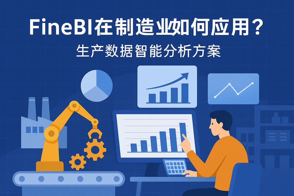 FineBI在制造业如何应用？生产数据智能分析方案