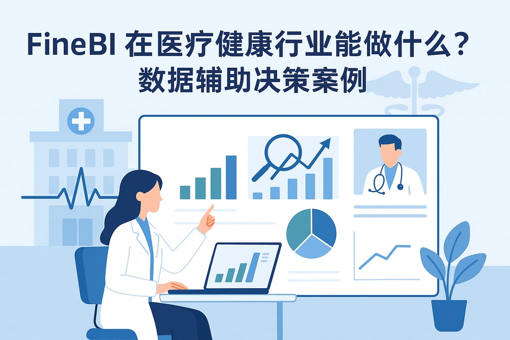 FineBI在医疗健康行业能做什么？数据辅助决策案例