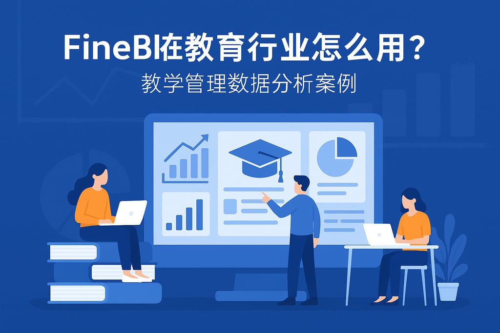 FineBI在教育行业怎么用？教学管理数据分析案例