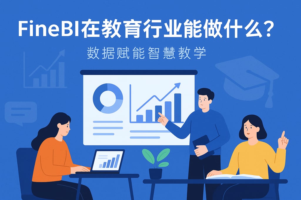 FineBI在教育行业能做什么？数据赋能智慧教学