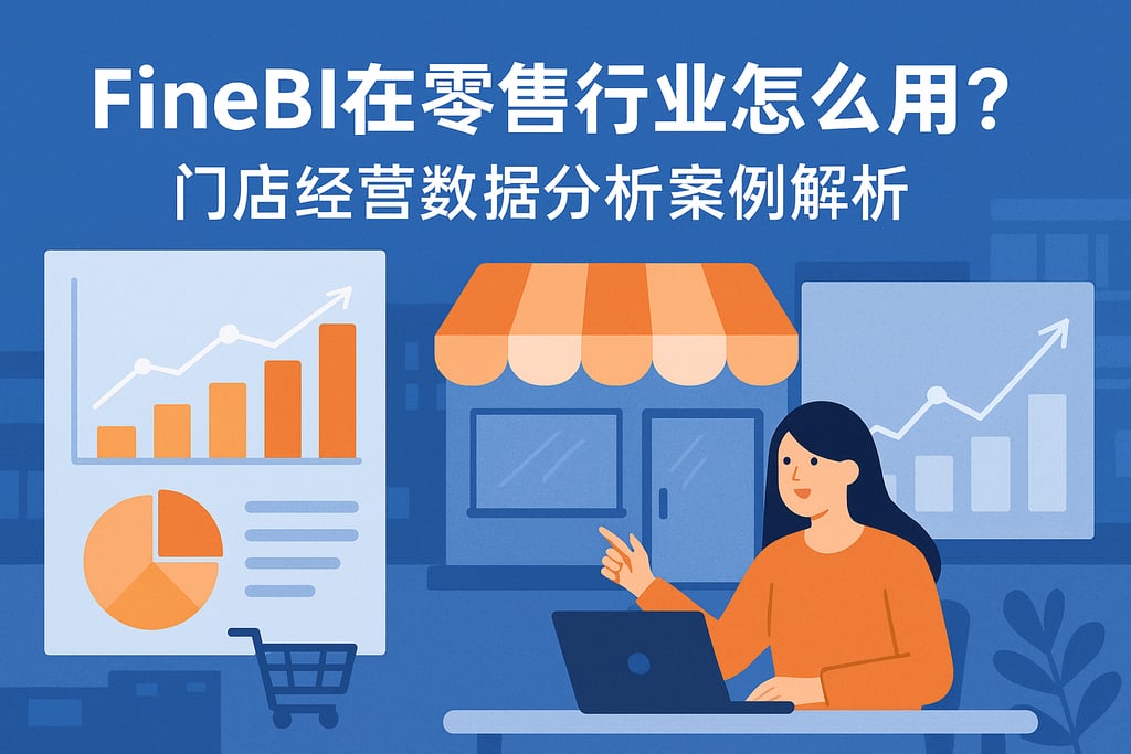 FineBI在零售行业怎么用？门店经营数据分析案例解析
