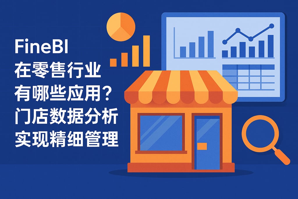 FineBI在零售行业有哪些应用？门店数据分析实现精细管理