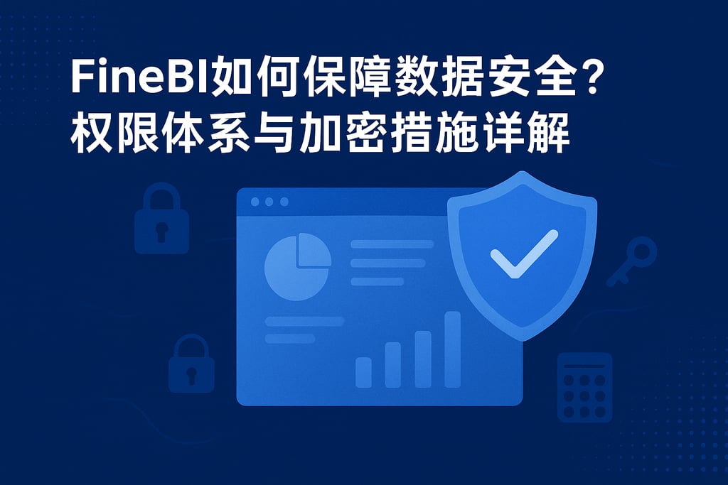 FineBI如何保障数据安全？权限体系与加密措施详解