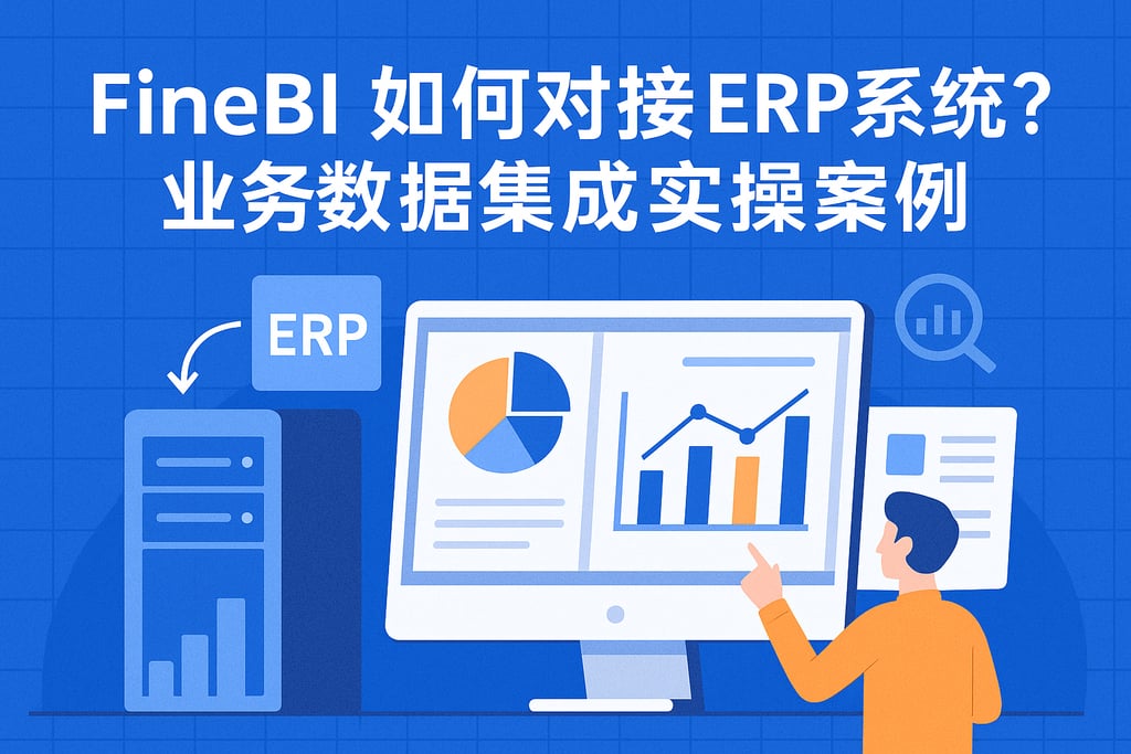 FineBI如何对接ERP系统？业务数据集成实操案例