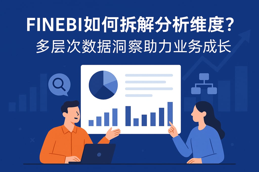 FineBI如何拆解分析维度？多层次数据洞察助力业务成长