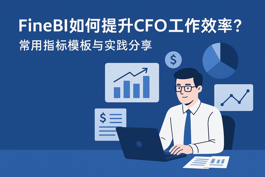 FineBI如何提升CFO工作效率？常用指标模板与实践分享