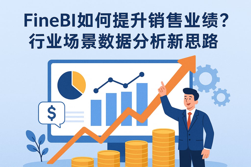 FineBI如何提升销售业绩？行业场景数据分析新思路