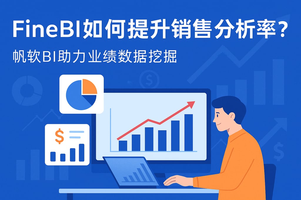 FineBI如何提升销售分析效率？帆软BI助力业绩数据挖掘