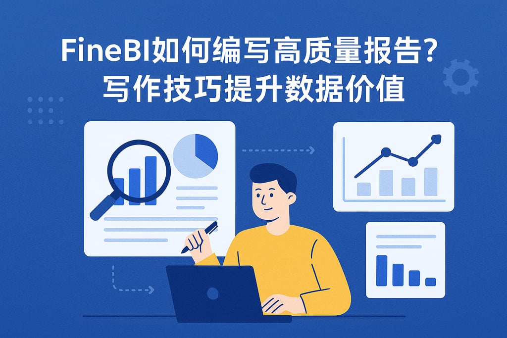 FineBI如何编写高质量报告？写作技巧提升数据价值