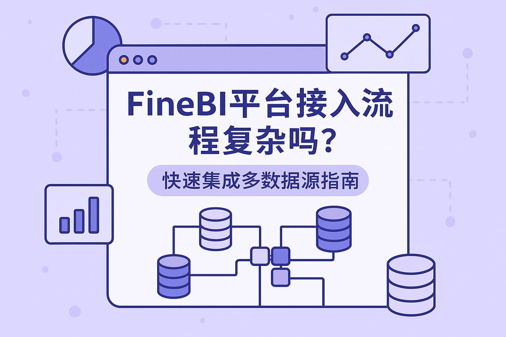 FineBI平台接入流程复杂吗？快速集成多数据源指南