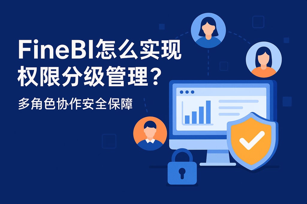 FineBI怎么实现权限分级管理？多角色协作安全保障