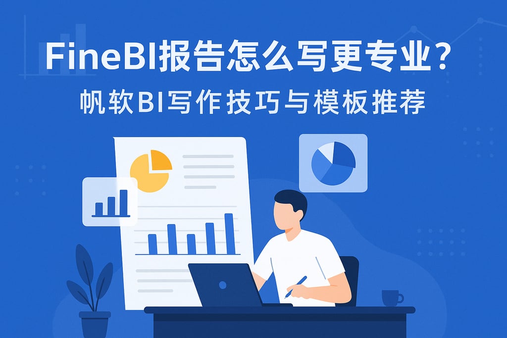 FineBI报告怎么写更专业？帆软BI写作技巧与模板推荐