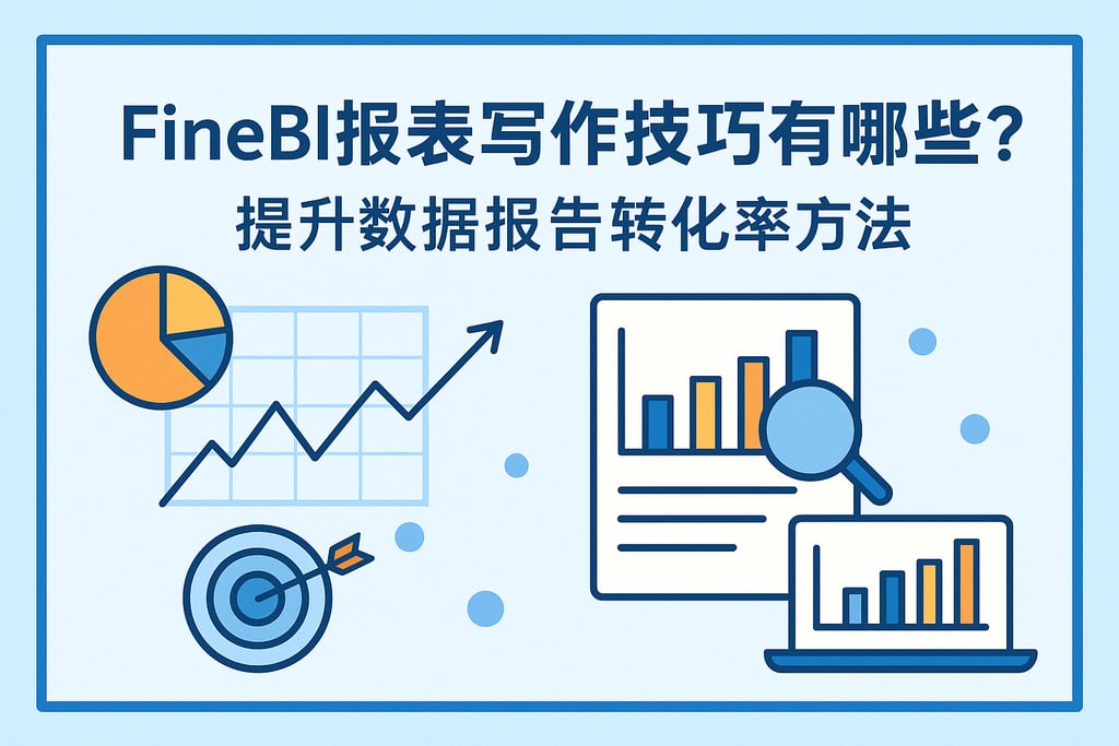 FineBI报表写作技巧有哪些？提升数据报告转化率方法