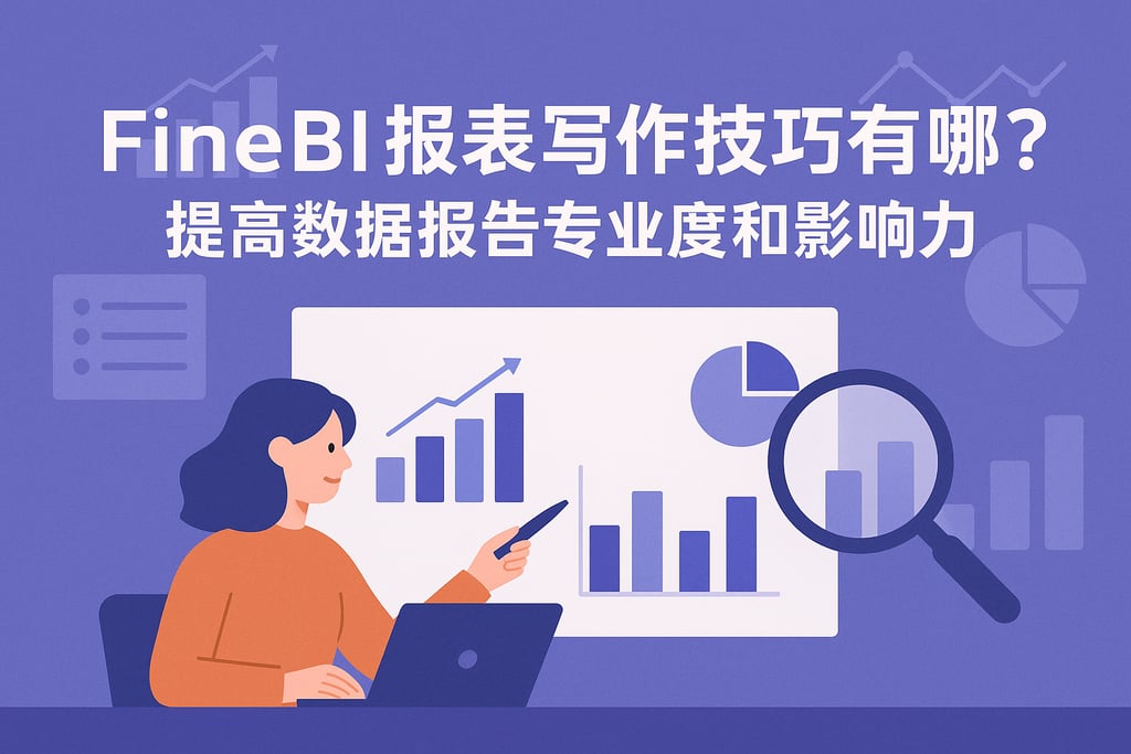 FineBI报表写作技巧有哪些？提高数据报告专业度和影响力