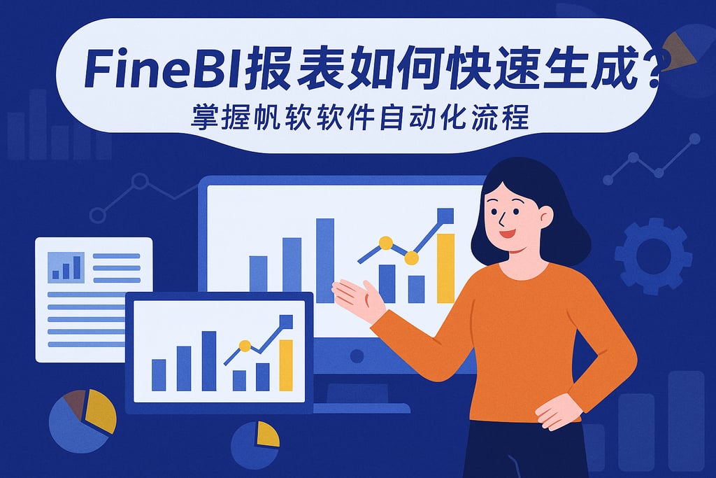 FineBI报表如何快速生成？掌握帆软软件自动化流程