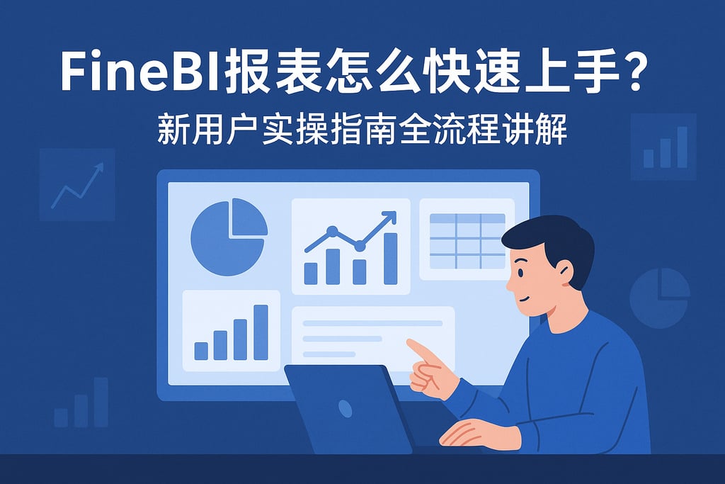 FineBI报表怎么快速上手？新用户实操指南全流程讲解
