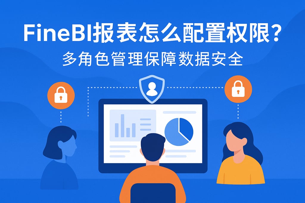 FineBI报表怎么配置权限？多角色管理保障数据安全