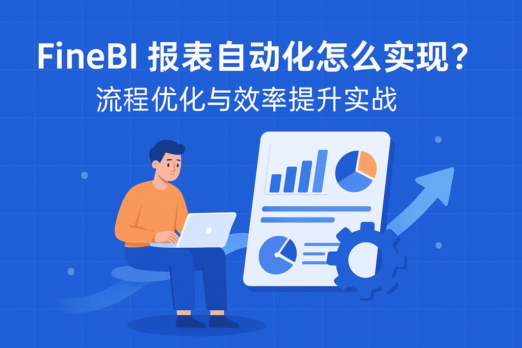 FineBI报表自动化怎么实现？流程优化与效率提升实战