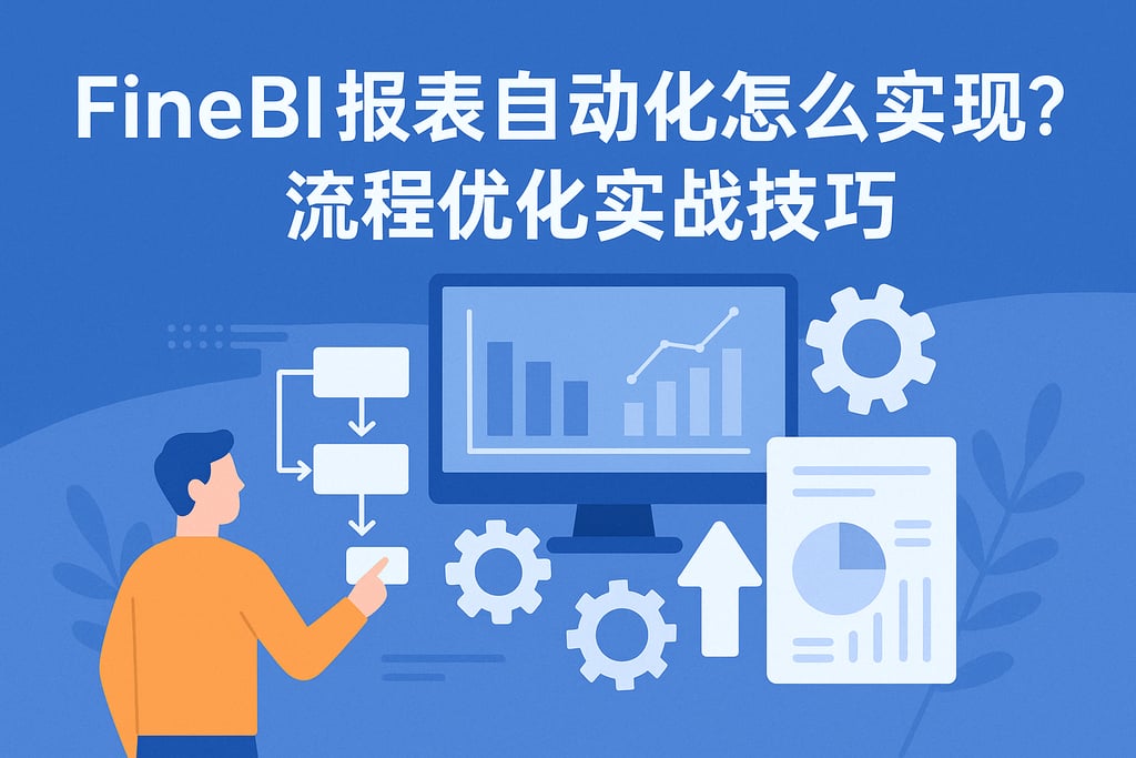 FineBI报表自动化怎么实现？流程优化实战技巧