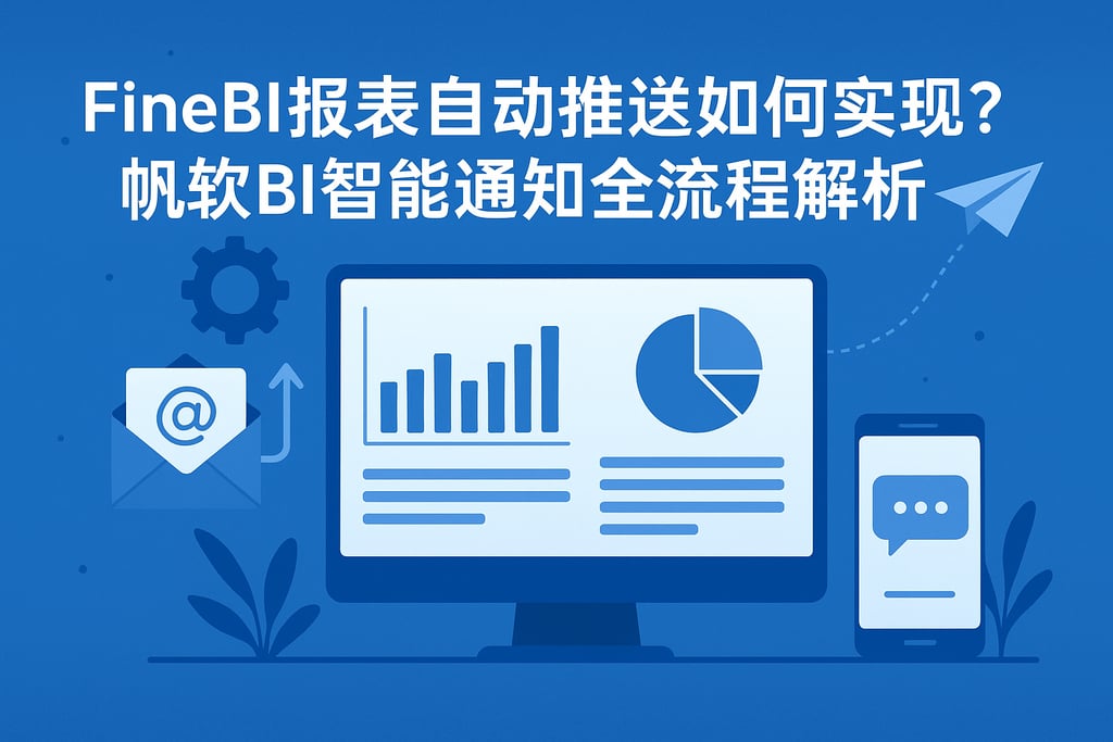 FineBI报表自动推送如何实现？帆软BI智能通知全流程解析
