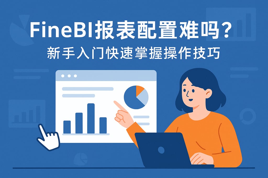 FineBI报表配置难吗？新手入门快速掌握操作技巧