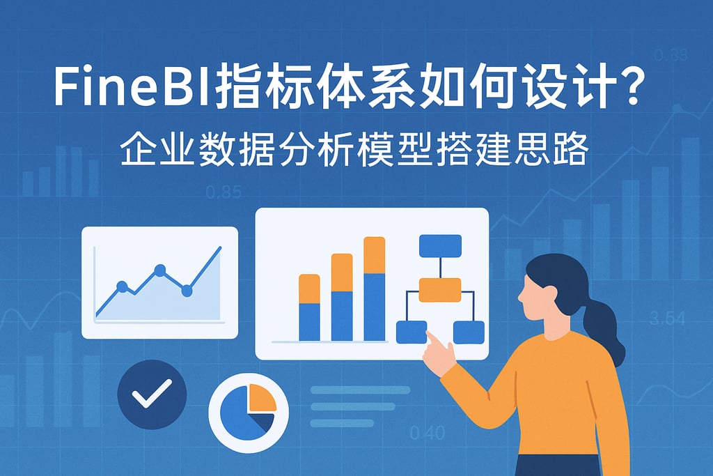 FineBI指标体系如何设计？企业数据分析模型搭建思路