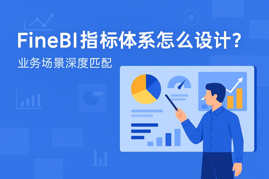 FineBI指标体系怎么设计？业务场景深度匹配