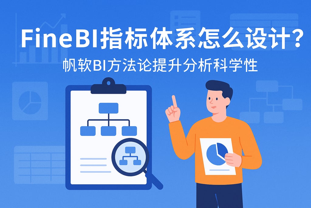 FineBI指标体系怎么设计？帆软BI方法论提升分析科学性