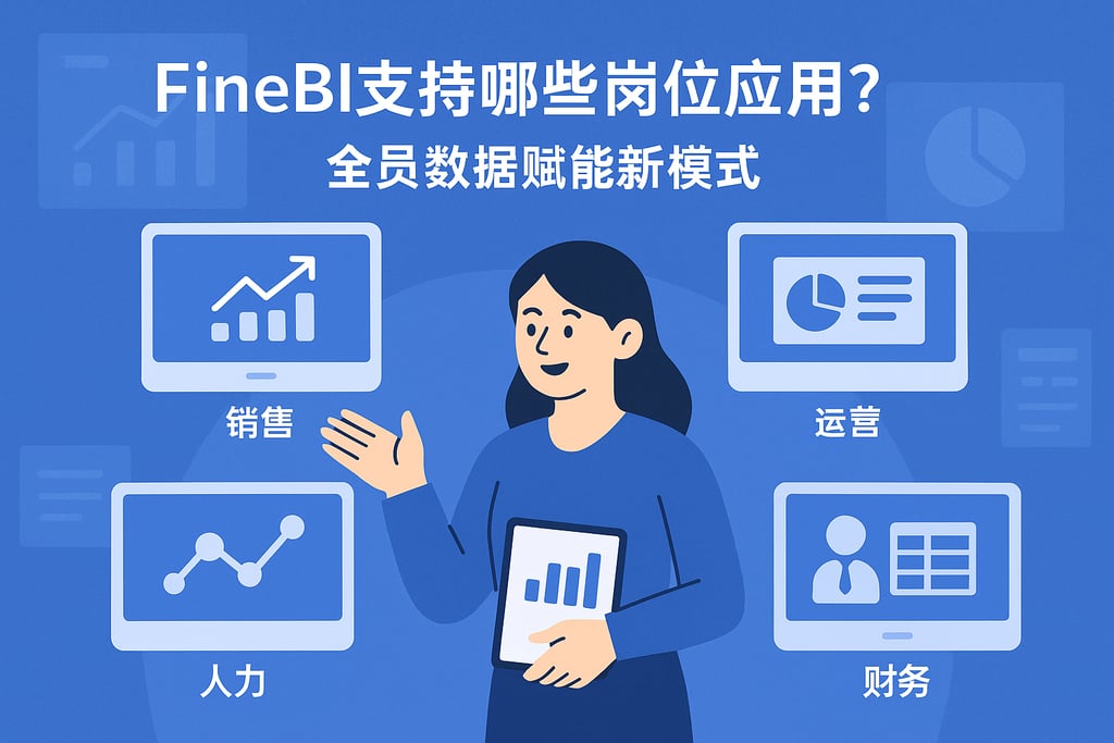 FineBI支持哪些岗位应用？全员数据赋能新模式