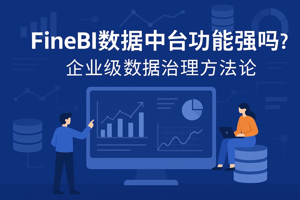 FineBI数据中台功能强吗？企业级数据治理方法论