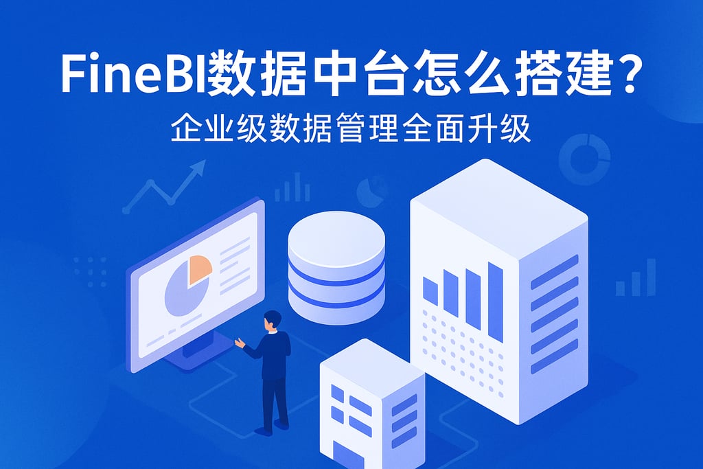 FineBI数据中台怎么搭建？企业级数据管理全面升级