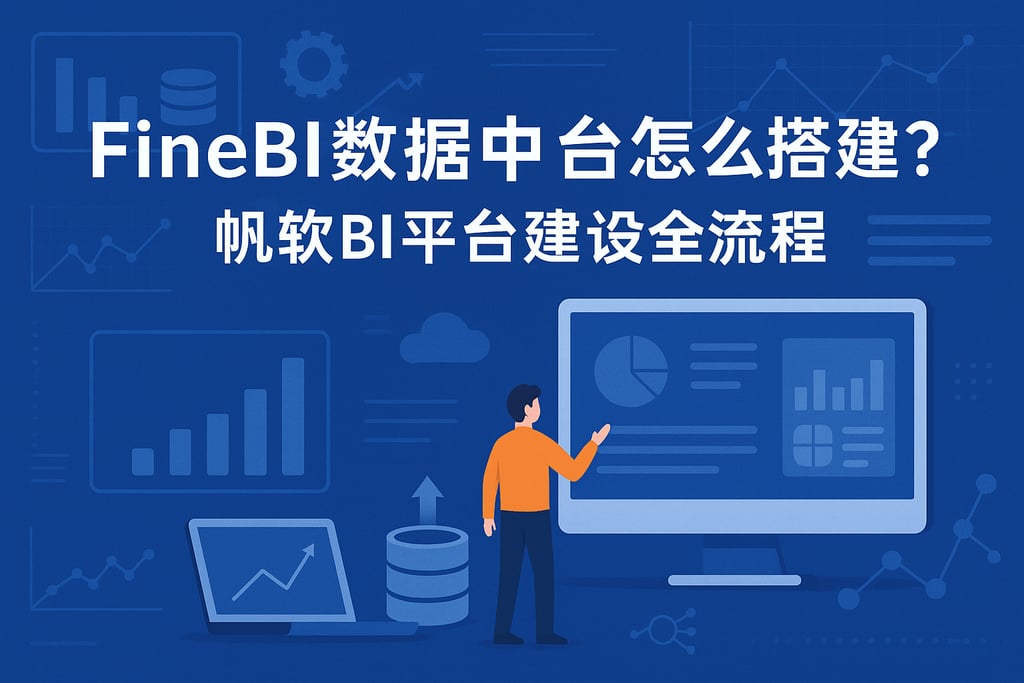 FineBI数据中台怎么搭建？帆软BI平台建设全流程