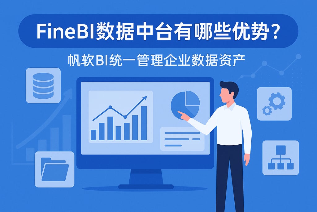 FineBI数据中台有哪些优势？帆软BI统一管理企业数据资产