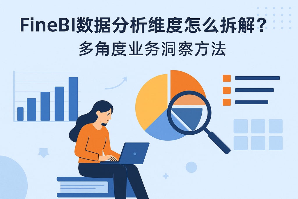 FineBI数据分析维度怎么拆解？多角度业务洞察方法