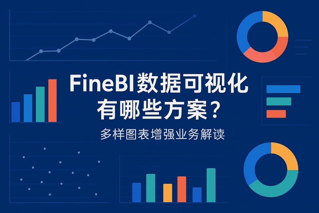 FineBI数据可视化有哪些方案？多样图表增强业务解读