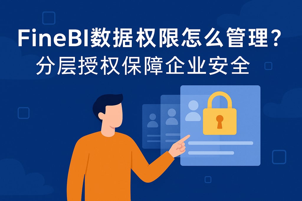 FineBI数据权限怎么管理？分层授权保障企业安全