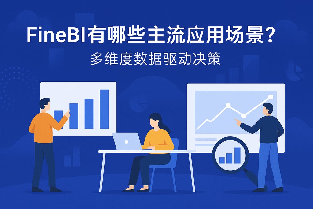 FineBI有哪些主流应用场景？多维度数据驱动决策