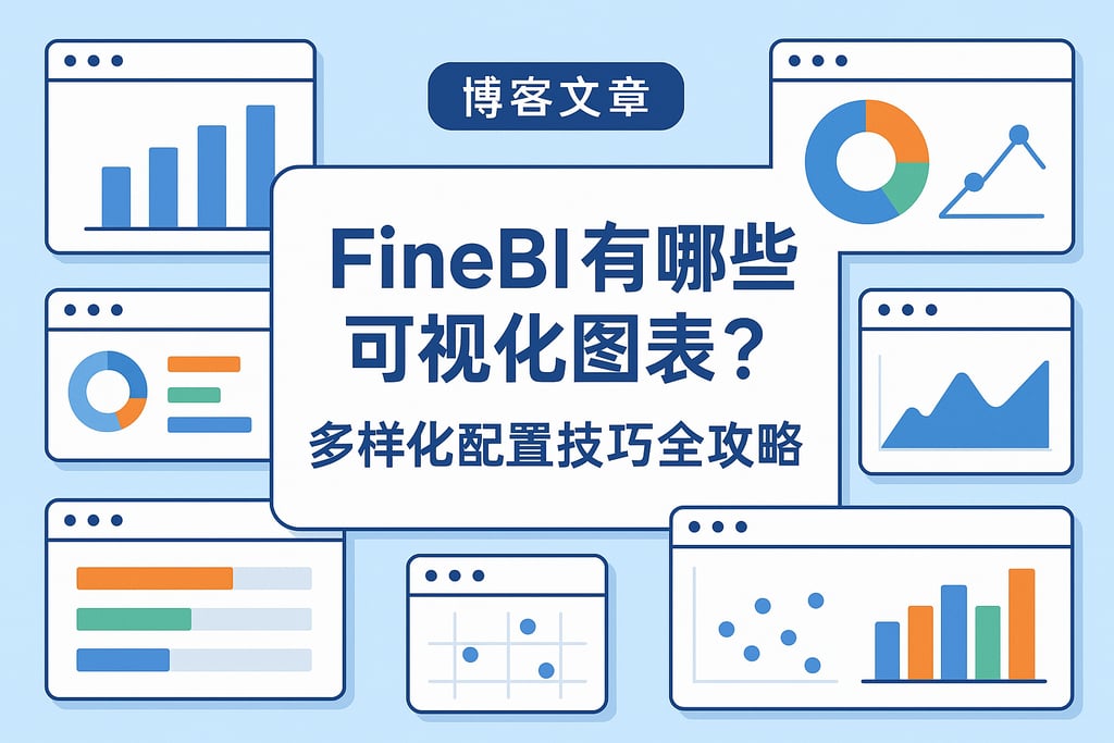 FineBI有哪些可视化图表？多样化配置技巧全攻略