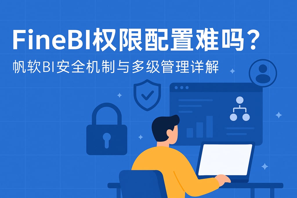 FineBI权限配置难吗？帆软BI安全机制与多级管理详解