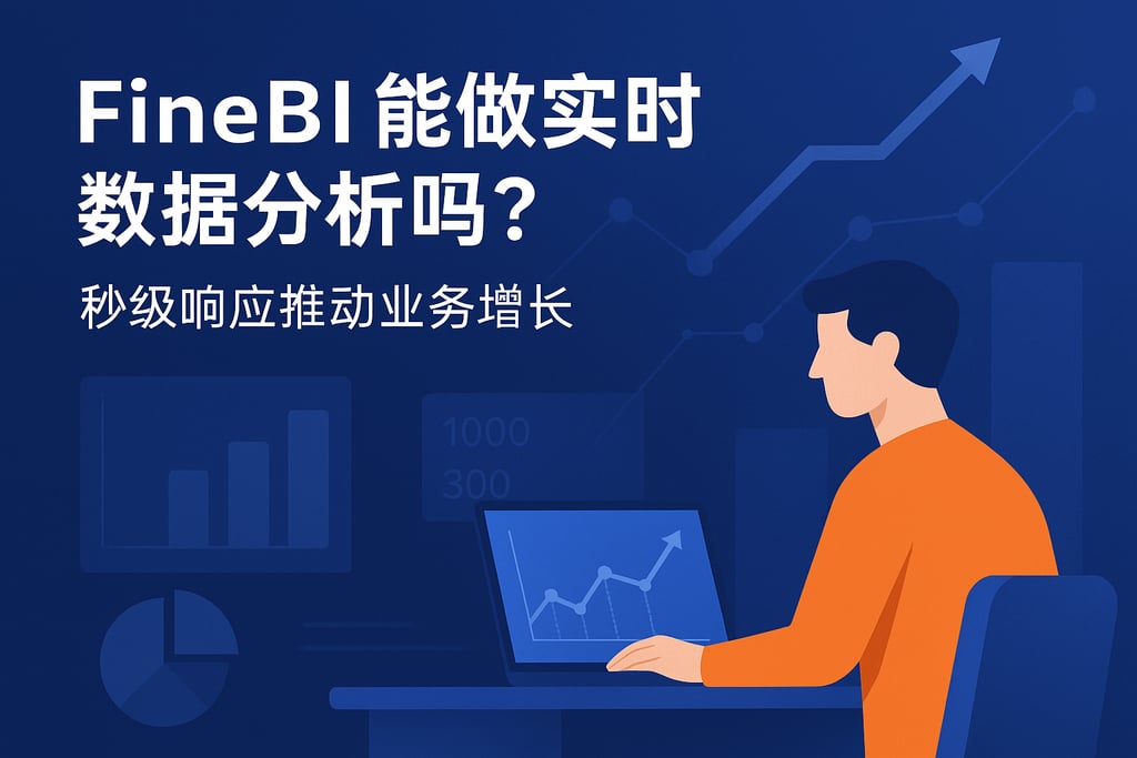 FineBI能做实时数据分析吗？秒级响应推动业务增长