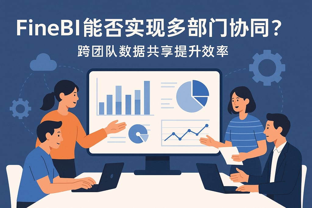 FineBI能否实现多部门协同？跨团队数据共享提升效率