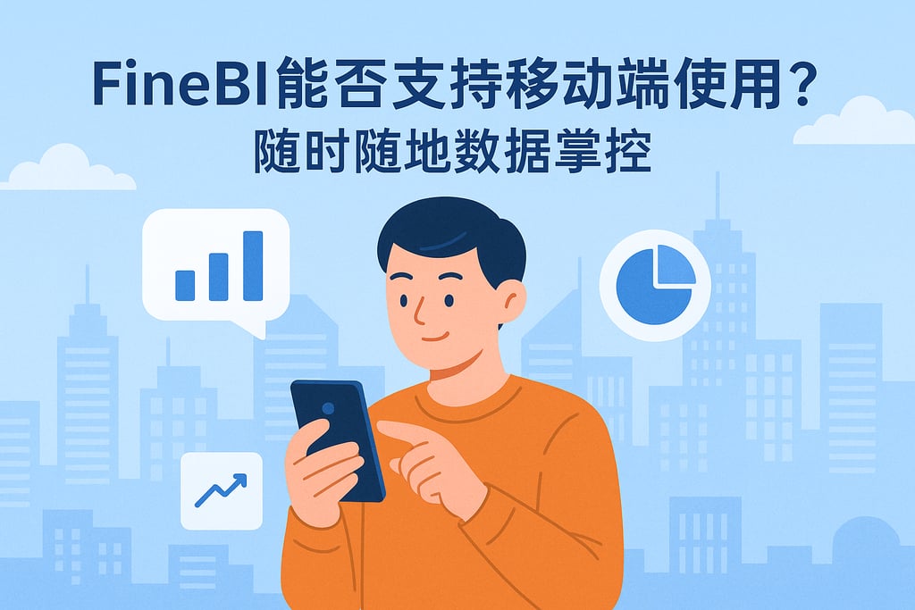 FineBI能否支持移动端使用？随时随地数据掌控