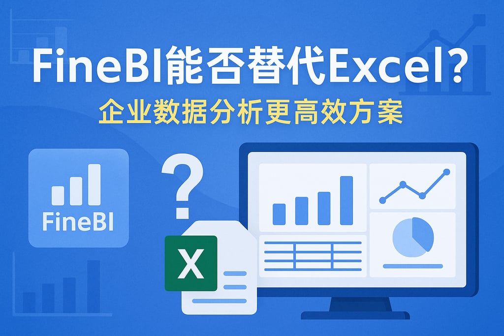 FineBI能否替代Excel？企业数据分析更高效方案