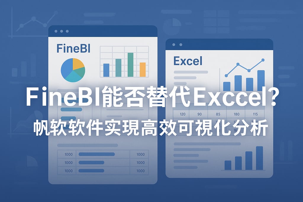 FineBI能否替代Excel？帆软软件实现高效可视化分析