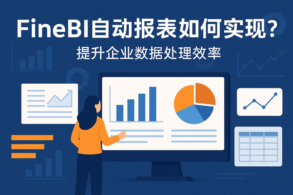 FineBI自动报表如何实现？提升企业数据处理效率