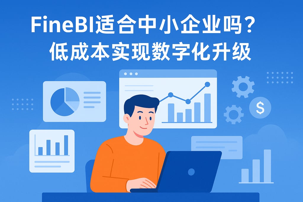 FineBI适合中小企业吗？低成本实现数字化升级