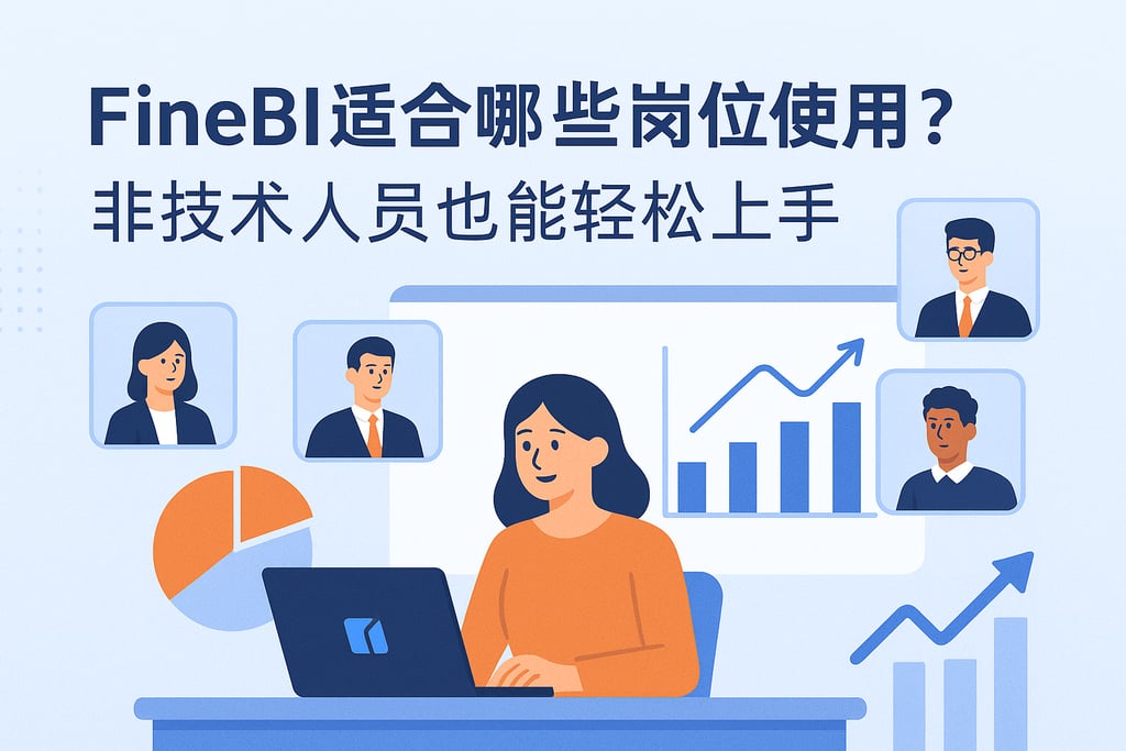 FineBI适合哪些岗位使用？非技术人员也能轻松上手